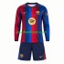 Nogometni Dresovi FC Barcelona Dječji Domaći dres 2026-2027 Dugi Rukav