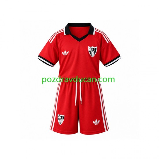 Nogometni Dresovi Sevilla FC Retro Dječji Domaći dres 2026-2027 Kratkih Rukava
