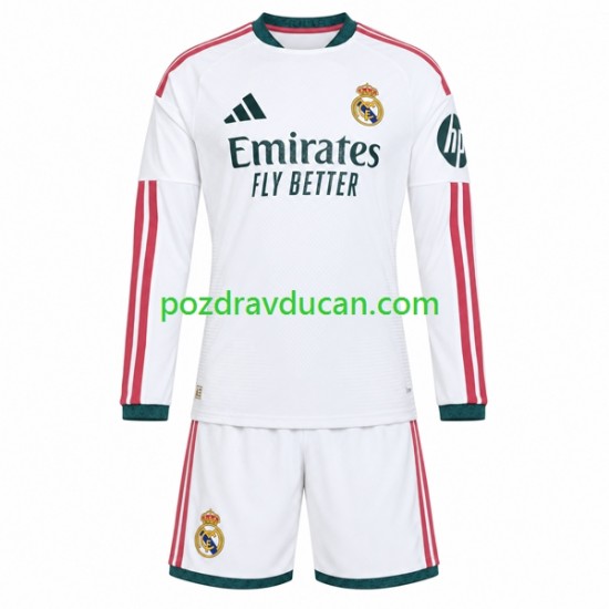 Nogometni Dresovi Real Madrid Dječji Domaći dres 2026-2027 Dugi Rukav