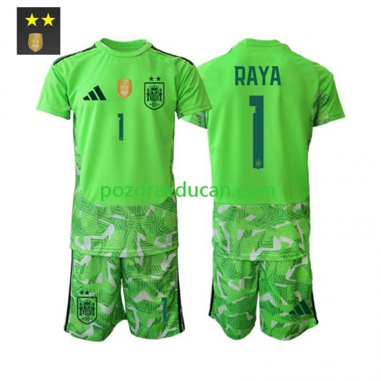 Nogometni Dresovi Španjolska David Raya 1 Vratar Dječji Treći dres 2026-2027 Kratkih Rukava