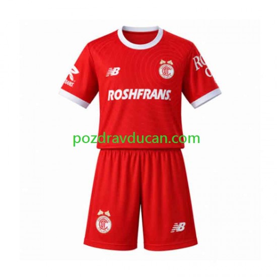 Nogometni Dresovi Toluca Dječji Domaći dres 2026-2027 Kratkih Rukava