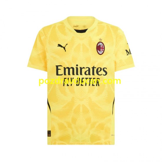 Nogometni Dresovi AC Milan Vratar Muški Gostujući dres 2024-2025 Kratkih Rukava