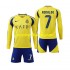 Nogometni Dresovi Al Nassr Cristiano Ronaldo 7 Dječji Domaći dres 2024-2025 Dugi Rukav