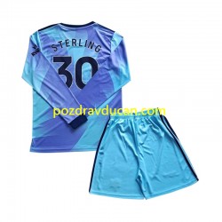 Nogometni Dresovi Arsenal Sterling 30 Dječji Treći dres 2024-2025 Dugi Rukav