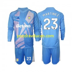 Nogometni Dresovi Aston Villa Emiliano Martinez 23 Vratar Dječji Treći dres 2024-2025 Dugi Rukav