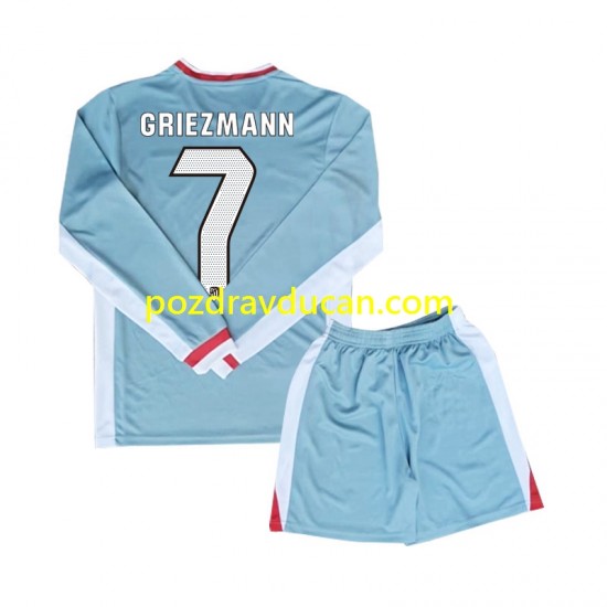 Nogometni Dresovi Atlético Madrid Antoine Griezmann 7 Dječji Gostujući dres 2024-2025 Dugi Rukav