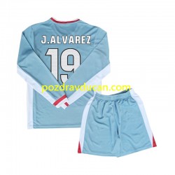 Nogometni Dresovi Atlético Madrid Julian Alvarez 19 Dječji Gostujući dres 2024-2025 Dugi Rukav