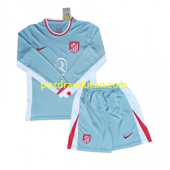 Nogometni Dresovi Atlético Madrid Dječji Gostujući dres 2024-2025 Dugi Rukav