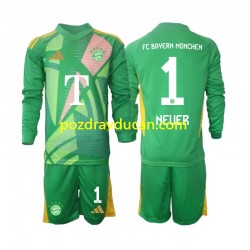 Nogometni Dresovi FC Bayern München Manuel Neuer 1 Vratar Dječji Četvrti dres 2024-2025 Dugi Rukav