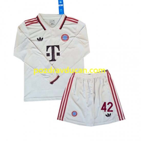 Nogometni Dresovi FC Bayern München Musiala 42 Dječji Treći dres 2024-2025 Dugi Rukav