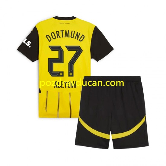Nogometni Dresovi Borussia Dortmund Karim Adeyemi 27 Dječji Domaći dres 2024-2025 Kratkih Rukava