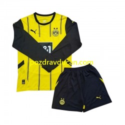 Nogometni Dresovi Borussia Dortmund Dječji Domaći dres 2024-2025 Dugi Rukav