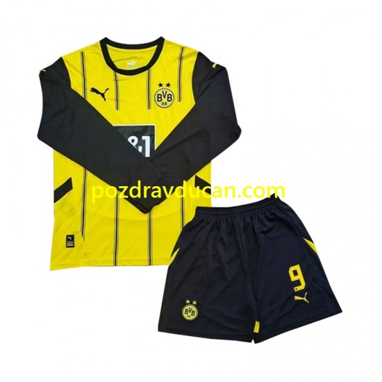Nogometni Dresovi Borussia Dortmund Serhou Guirassy 9 Dječji Domaći dres 2024-2025 Dugi Rukav