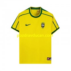 Nogometni Dresovi Brazil Retro Muški Domaći dres 1998 Kratkih Rukava