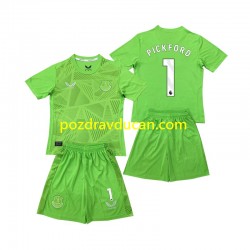 Nogometni Dresovi Everton Pickford 1 Vratar Dječji Domaći dres 2024-2025 Kratkih Rukava