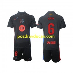 Nogometni Dresovi FC Barcelona Gavi 6 Dječji Gostujući dres 2024-2025 Kratkih Rukava