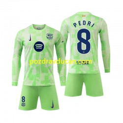 Nogometni Dresovi FC Barcelona Pedri 8 Dječji Treći dres 2024-2025 Dugi Rukav