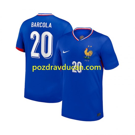 Nogometni Dresovi Francuska Bradley Barcola 20 Muški Domaći dres 2024 Kratkih Rukava