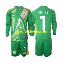 Nogometni Dresovi Njemačka Manuel Neuer 1 Vratar Dječji Treći dres 2024-2025 Dugi Rukav