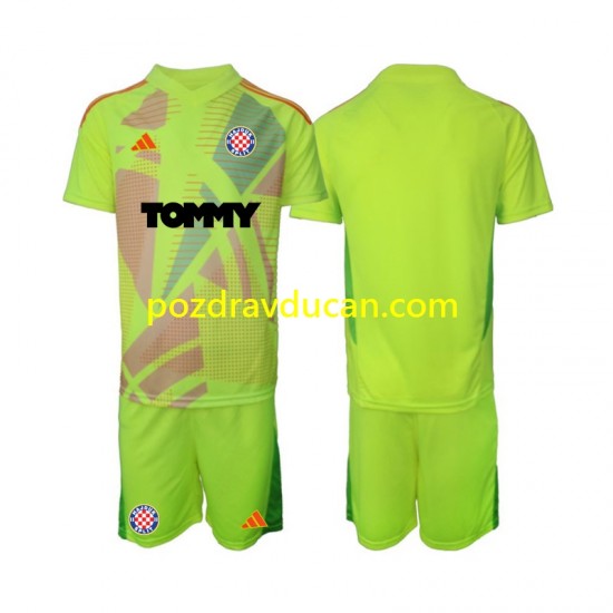 Nogometni Dresovi Hajduk Split Vratar Dječji Domaći dres 2024-2025 Kratkih Rukava