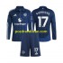 Nogometni Dresovi Manchester United Alejandro Garnacho 17 Dječji Gostujući dres 2024-2025 Dugi Rukav