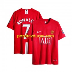 Nogometni Dresovi Manchester United Cristiano Ronaldo 7 Champion League 2007 Retro Muški Domaći dres Kratkih Rukava