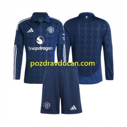 Nogometni Dresovi Manchester United Dječji Domaći dres 2024-2025 Dugi Rukav