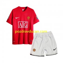 Nogometni Dresovi Manchester United 2007 Retro Dječji Domaći dres Kratkih Rukava
