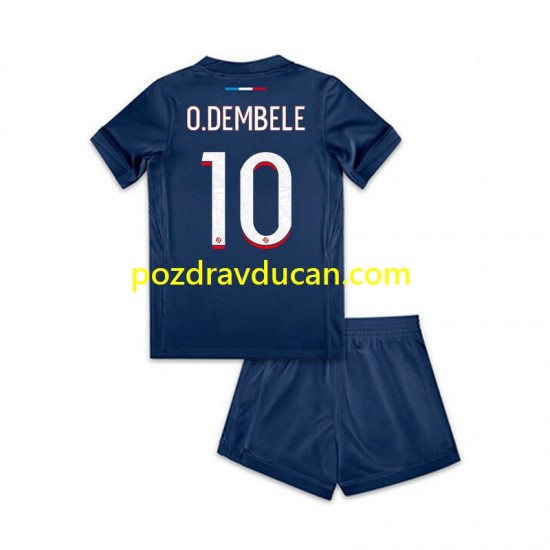 Nogometni Dresovi Paris Saint-Germain Ousmane Dembele 10 Dječji Domaći dres 2024-2025 Kratkih Rukava