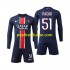 Nogometni Dresovi Paris Saint-Germain Pacho 51 Dječji Domaći dres 2024-2025 Dugi Rukav