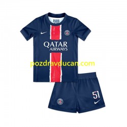 Nogometni Dresovi Paris Saint-Germain Willian Pacho 51 Dječji Domaći dres 2024-2025 Kratkih Rukava