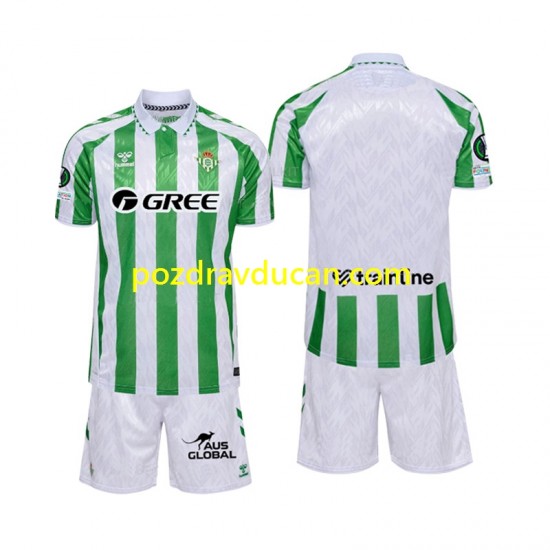 Nogometni Dresovi Real Betis Dječji Domaći dres 2024-2025 Kratkih Rukava