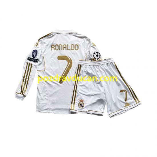 Nogometni Dresovi Real Madrid Cristiano Ronaldo 7 Dječji Domaći dres 2011 Dugi Rukav