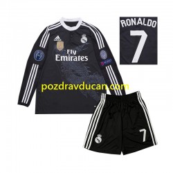 Nogometni Dresovi Real Madrid Cristiano Ronaldo 7 2014 Retro Dječji Treći dres Dugi Rukav