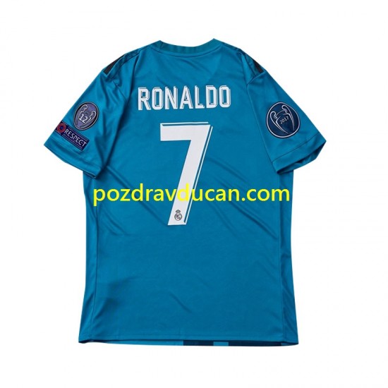 Nogometni Dresovi Real Madrid Cristiano Ronaldo 7 2017 Retro Dječji Treći dres Kratkih Rukava
