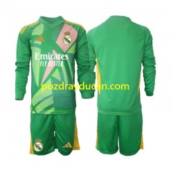 Nogometni Dresovi Real Madrid Vratar Dječji Treći dres 2024-2025 Dugi Rukav