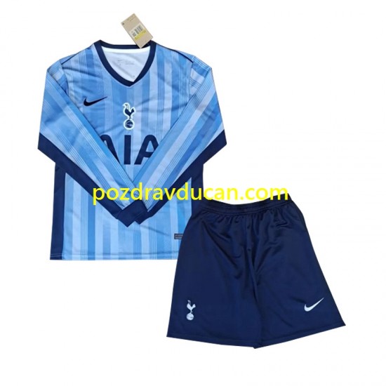 Nogometni Dresovi Tottenham Spurs Dječji Gostujući dres 2024-2025 Dugi Rukav