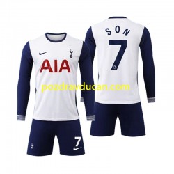 Nogometni Dresovi Tottenham Spurs Son 7 Dječji Domaći dres 2024-2025 Dugi Rukav
