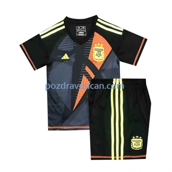 Nogometni Dresovi Argentina Vratar Dječji Domaći dres Euro 2024 Kratkih Rukava