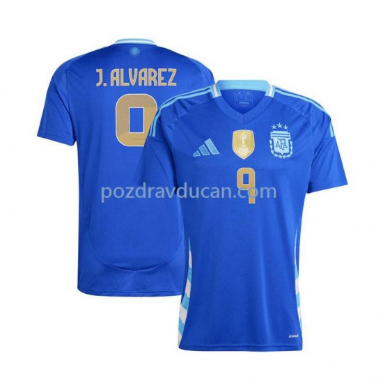 Nogometni Dresovi Argentina Julian Alvarez 9 Muški Gostujući dres 2024 Kratkih Rukava