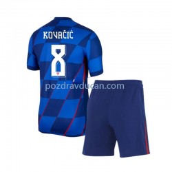 Nogometni Dresovi Hrvatska Mateo Kovacic 8 Dječji Gostujući dres Euro 2024 Kratkih Rukava