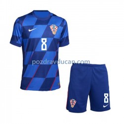 Nogometni Dresovi Hrvatska Mateo Kovacic 8 Dječji Gostujući dres Euro 2024 Kratkih Rukava