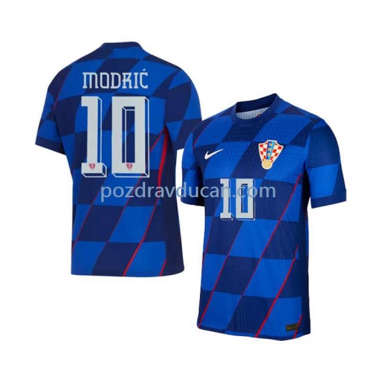 Nogometni Dresovi Hrvatska Modrić 10 Muški Gostujući dres Euro 2024 Kratkih Rukava