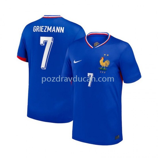 Nogometni Dresovi Francuska Antoine Griezmann 7 Muški Domaći dres Euro 2024 Kratkih Rukava