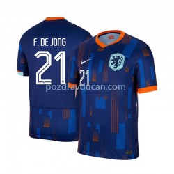 Nogometni Dresovi Nizozemska Frenkie de Jong 21 Muški Gostujući dres Euro 2024 Kratkih Rukava