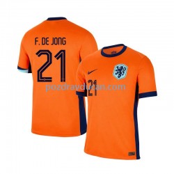 Nogometni Dresovi Nizozemska Frenkie de Jong 21 Muški Domaći dres Euro 2024 Kratkih Rukava