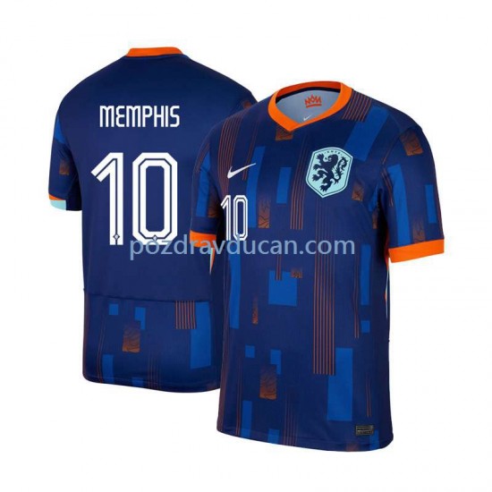 Nogometni Dresovi Nizozemska Memphis Depay 10 Muški Gostujući dres Euro 2024 Kratkih Rukava