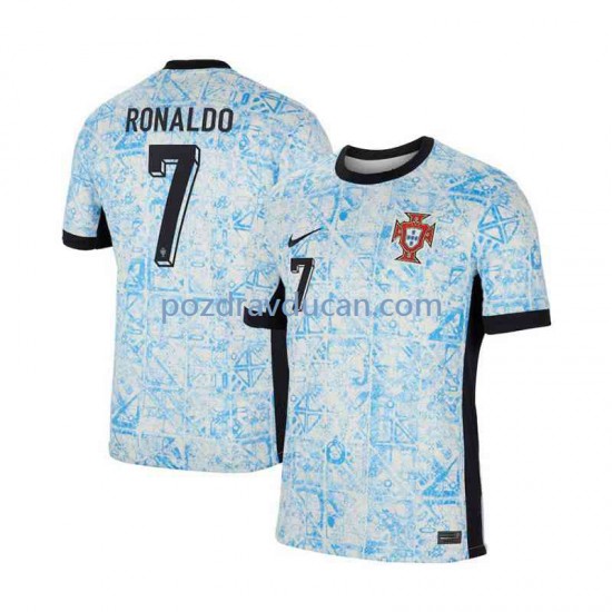 Nogometni Dresovi Portugal Cristiano Ronaldo 7 Muški Gostujući dres Euro 2024 Kratkih Rukava