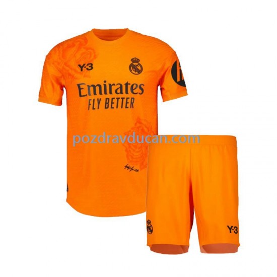 Nogometni Dresovi Real Madrid Y3 Vratar Dječji Treći dres 2023-2024 Kratkih Rukava