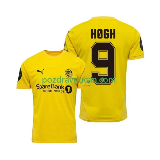 Nogometni Dresovi FK Bodø/Glimt Kasper Hogh 9 Muški Domaći dres 2025 Kratkih Rukava
